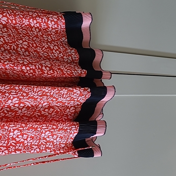 Derek Lam Crosby 10 tangerine orange mini dress. Size 8 - Picture 7 of 14